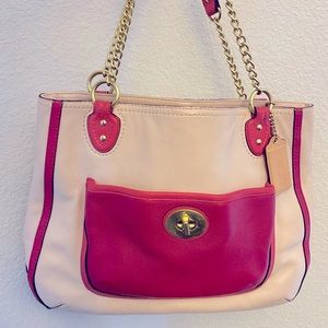 Leather Coach purse